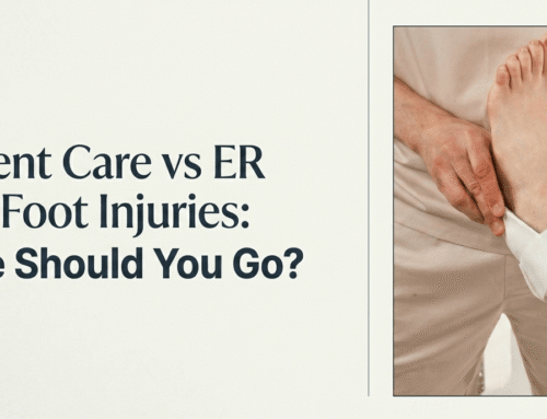 Urgent Care vs ER for Foot Injuries: Where Should You Go?